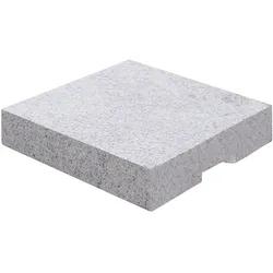 Doppler ECO Granitplatten mit Griffmulden 2er Set,grau,2 x 55 kg