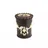 Pegasus Spiele Pegasus QWOCFDR2 - Dice Cup, Flying Dragon, Leather, Brown & Golden, Würfelbecher