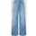 Raffaello Rossi Wide Leg Jeans mit Gürtel Modell Sventy Dunkelblau, 34