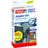 Tesa Fliegengitter Adapter-Set 11 x 21 cm Weiß