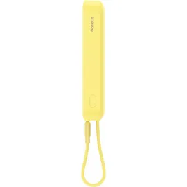 Baseus Magnetic Mini MagSafe 10000 mAh 30 W Powerbank mit integriertem USB-C-Kabel, für USB-C, Gelb