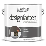 Schöner Wohnen Designfarbe Stolzes Felsgrau 2.5 Liter Acryl Innenhochdeckend Feinmatt Grau