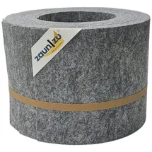zaun|zu® Sichtschutz Design Vlies für Doppelstabmatten Hellgrau 10x 2,55m