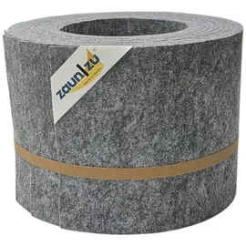 zaun|zu® Sichtschutz Design Vlies für Doppelstabmatten Hellgrau 10x 2,55m