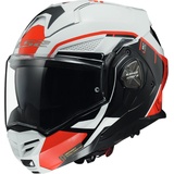 LS2 LS2, Klapphelm Motorrad ADVANT X METRYK White Red, M