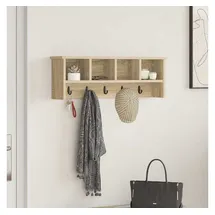 vidaXL Garderobenständer 75 x 16 x 26 cm Sonoma-Eiche