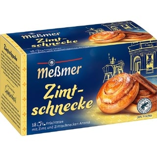 Meßmer Zimtschnecke | 18 Teebeutel | Vegan | Glutenfrei | Laktosefrei