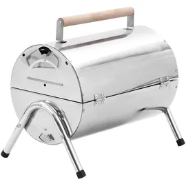 vidaXL Tragbarer Tisch-Holzkohlegrill 47852
