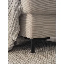 miuform Lofty Lilly - Ecksofa mit Schlaffunktion und Bettkasten Wohnlandschaft U Form, XXL Couch U Form, Big Sofa XXL, Eckcouch mit Schlaffunktion und Bettkasten, Ecksofa Beige