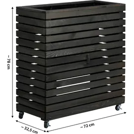 Dobar Rolla 72 x 32,5 x 78 cm Grau
