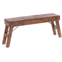 DESIGN DELIGHTS Sitzbank, Hellbraun, Holz, 112x48x28 cm, Esszimmer, Bänke,
