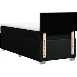 vidaXL Boxspringbett 100 x 200 cm Schwarz