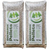 A&G-heute Bioenergie Weichholz Brennpellets 30kg 6 mm | Holzpellets Kaminpellets Ofenpellets Umweltfreundlich | Wärmeeffizient | Regionales Naturholz | DINplus ENplus A1-Zertifiziert