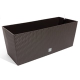 Prosperplast Blumenkasten Rato J 800. W / Selbstbewässerung 80X33X32Cm. Schokolade - Braun