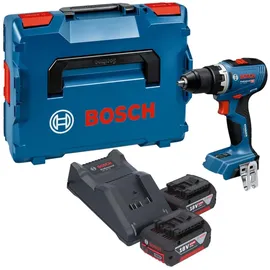 Bosch GSR 18V-65 inkl. 2 x 4,0 Ah + L-Boxx