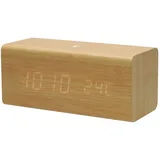 Nedis LED FM Radiowecker beige