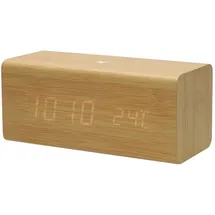 Nedis LED FM Radiowecker beige