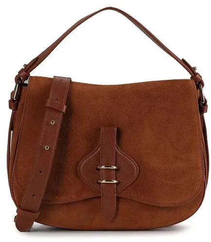 Coccinelle Mavery Schultertasche Leder 26 cm  braun
