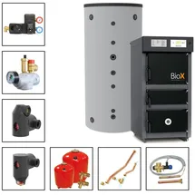 solarbayer� Solarbayer Holzvergaserset BioX 15-1B Variante B 1xSLS-1000S Pufferspeicher