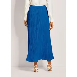 Madeleine Maxirock Damen Plisseerock Blau 34