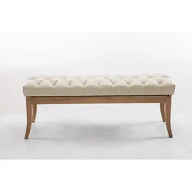 CLP Sitzbank Ramses Kunstleder Antik-hell Creme 120 x 46 x 38 cm