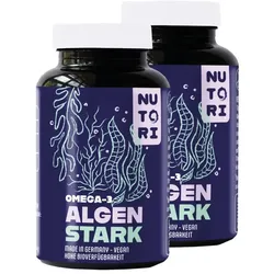 Algen Stark Vegane Omega-3 – Omega-3 aus Algenöl für Ihre Ernährung 120 Kapseln