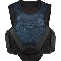 Icon Field Armor Softcore Camo, Protektorenweste Level-1 - Schwarz/Blau - S/M