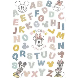 KOMAR Deko-Sticker Mickey Alphabet 50 x 70 cm