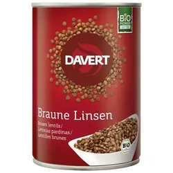Davert Braune Linsen Konserve bio