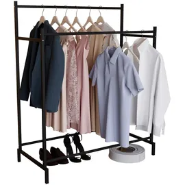 VCM Garderobenständer Labol L Schwarz