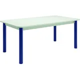 Tom Tailor Esstisch TOM TAILOR HOME "COLOR TABLE", blau (fresh sage 08, cobalt blau 04, fresh sage 08), B:180cm H:76cm T:100cm, Tische, Esstisch, Esstisch, 4-Fuß, 3 Größen, 3 Dekorfarben, 4 Fußfarben, ABS-Kante