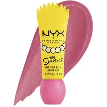 NYX Professional Makeup The Simpsons Smushy Lippenbalsam mit Matt-Effekt Farbton Smarty Pink 8 ml