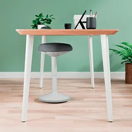 Leitz Sitzhocker Kunststoff 37 x 64 x 37 cm Grau