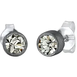 KUZZOI Kristalle Rund Oxidiert Trend Modern 925 Silber Herrenschmuck   Herren 