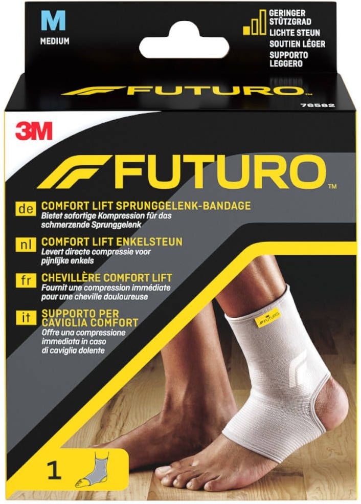 3M Futuro Comfort Lift Elastische Knöchelbandage Größe M