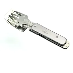 RADOLEO® Grill-Multi-Tool GENIUS POCKET Grillbesteck - Zange/Wender/Gabel/Flasch...