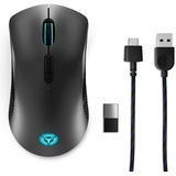 Lenovo Legion M600 Wireless Gaming Mouse, Black/Iron Grey, USB/Bluetooth (GY50X79385)