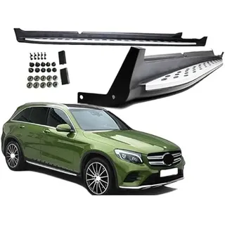 Teptal Auto-Seitenschweller für Mercedes GLC X253 + Coupe C253 2015-2019, Seitenschweller Trittbretter Schweller Einstiegsleisten Seitenstufen