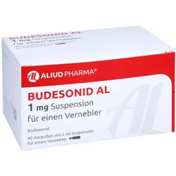 BUDESONID AL 1 mg Suspension f.einen Vernebler 40X2 ml
