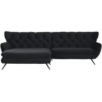 Jette Home Ecksofa  Caldara , schwarz , Maße (cm): B: 300 H: 94 T: 175.0