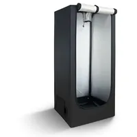 Weedness Grow Box für Indoor Zucht 120x120x200 – Lichtdicht mit hoher Reflektion Zuchtzelt Growschrank Growzelt Zuchtbox Gewächszelt Homebox
