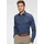 Olymp Businesshemd OLYMP No. Six super slim, Herren, Gr. 39, Normaler Arm, blau (rauchblau), 97% Baumwolle, 3% Elastolefin, Hemden,