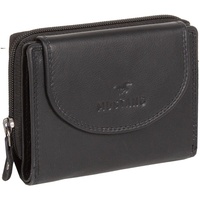 MUSTANG Geldbörse »Udine leather wallet top opening«, im praktischen Format, schwarz