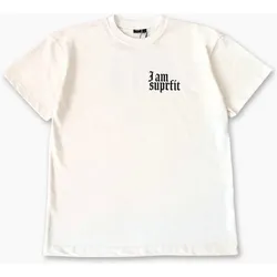 Suprfit Unstoppable Unisex T-Shirt Offwhite WEISS|SCHWARZ XL