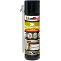 Isolbau Bauschaum 2K-Montageschaum, mit Adapter, 2K Montageschaum 1 x