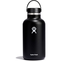 Hydro Flask W64BTS001 Flex Cap Flask, Steel, Black, 1893ml (64oz)