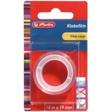 Herlitz 10410421 Klebefilm 10 m x 19 mm, 1 Stück, transparent