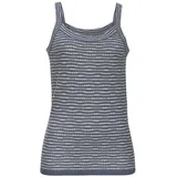 VIVANCE Stricktop Damen rauchblau-creme Gr.36/38