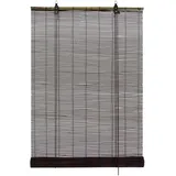 GARDINIA Bambus-Rollo 120 x 160 cm braun/transparent