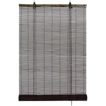 GARDINIA Bambus-Rollo 120 x 160 cm braun/transparent
